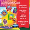Peaceable Kingdom Crash Monsters Toddler Game - Learning Toys for 2 Year Olds and up, Preschool Games, Toddler Board Games - Develops Fine Motor Skills, Color Matching, Stacking Blocks