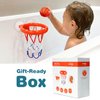 MARPPY Bath Toys, Bathtub Basketball Hoop for Toddlers Kids, Boys and Girls with 4 Soft Balls, Mold Free & Strong Suction Cup, Bathtub Shooting Game & Fun Toddlers Bath Toys for Boys or Girls