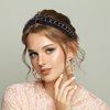 VOCOSTE 1 Pcs Fashion Metal Chain Top Knotted Headbands Hair Accessories for Women, Gold Tone