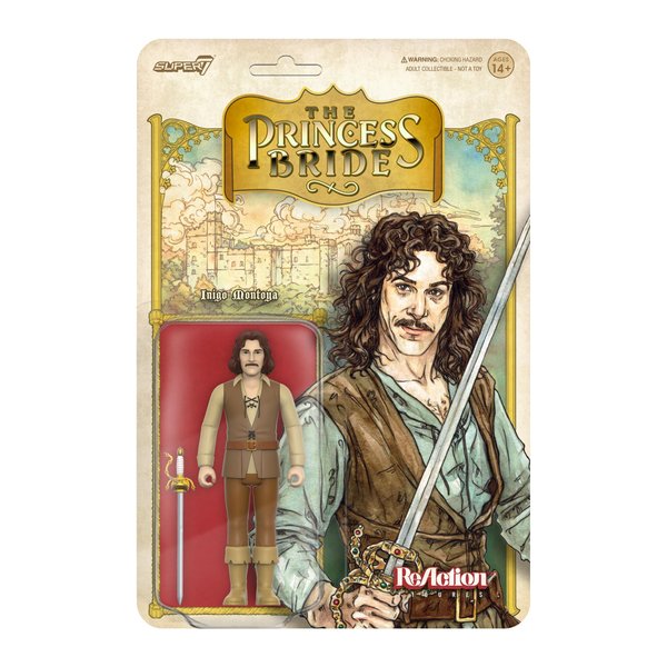 Super7 The Princess Bride Reaction Wave 1 - Inigo Montoya Action Figure Classic Collectibles and Retro Toys