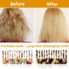 4 Pieces Hair Combs for Women Wide Tooth Tortoise Comb for Curly Long Hair Detangling Comb Leopard Pocket Comb Wet and Dry Hair Comb French Hair Tangle Comb for Thick Curly Hair