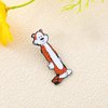 LUKGELYAM Cute Enamel Pins Cartoon Lapel Pin Brooch Badge for Backpack Jackets Funny Tiger Pins for Gift DIY Accessory Clothing Bookbags Hat Decoration