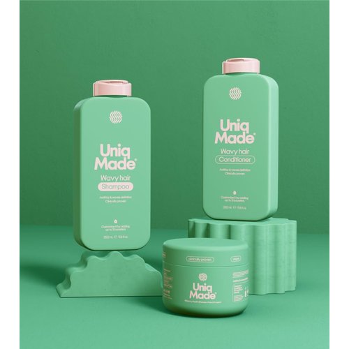 Uniq Made Wavy Hair Shampoo, Conditioner, and Mask Set