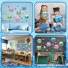 CY2SIDE 12PCS Colorful Summer Sea Animal Stickers Scene for Kids, Make A Sea Sticker Scene with Shark Tropical Fish, Make Your Own Ocean Animal Sticker Scene Art Craft, DIY Fall Party Games Activities