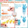 Shitailu 24 PCS Easter Jumping Popper and Wind Up Toys for Kids Gift Boys Girls Toddlers Easter Goodie Bag and Basket Stuffers Egg Fillers Gifts Hunt Party Favors (Easter Toys)