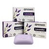 HERBOGANIC Lavender Herbal Soap | Natural Bar Soap for Face and Body | Relaxing and Nourishing | Infused with Lavender | Gentle for Men and Women | 5 Oz (Pack of 3)…
