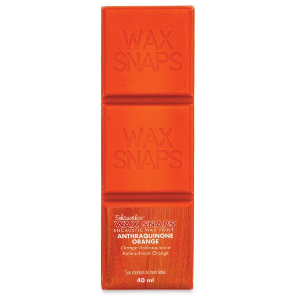Enkaustikos Wax Snaps - Anthraquinone Orange 40ml