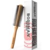 Bossman Boar & Nylon Bristle Hair Brush - 2 inch Round Brush - Blow Dryer Brush for Styling, Curling - Detangling and Straightening Hair Dryer Brush