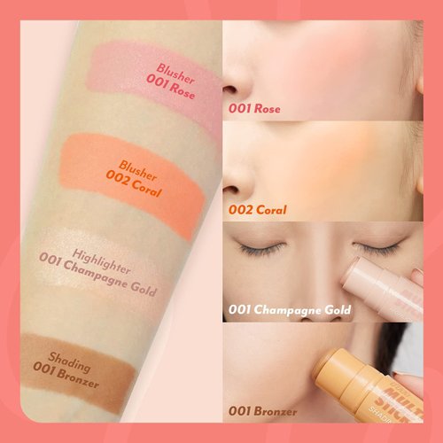 I'm Meme Contour Stick for Face - I'm Multi-stick | Daily Use, Easy Blending Matte Finish, Shading 001 Bronzer, 0.24 Oz