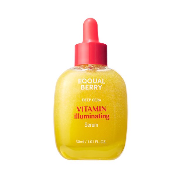 EQQUALBERRY Vitamin Illuminating Serum – Brightening Vitamin C Serum featuring Acerola and Niacinamide | Strengthens skin barrier | Hydrates using Ceramide and Hyaluronic Acid 1.01oz / 30ml