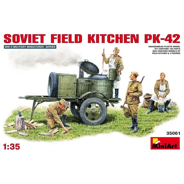 Mini Art Plastics Soviet Field Kitchen KP-42