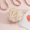 Rose Flower Claws Clips for Women Fabric Flower Charm Hair Clips Medium Octopus Hair Clips Strong Grip Non-slip Jaw Clips for Thick and Medium Hair Big Claw Hair Clips Hair Accessories 1pcs(off-white)