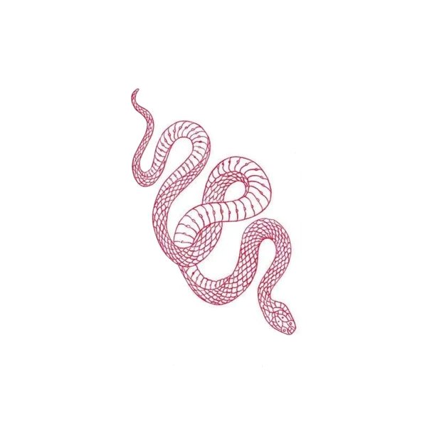 3 Sheets Yeahgoshopping Realistic Big Size Red Snake Waterproof Temporary Tattoo Stickers For Women Men Body Art Waist Decals Fake Tattoo