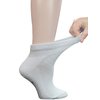 Yomandamor 5 Pairs Women's Cotton Ankle Breathable Mesh Diabetic Socks with Seamless Toe,L Size