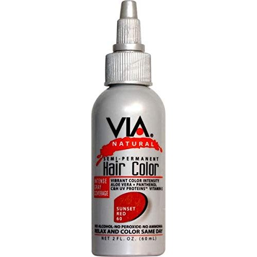 Via Natural Hair Color 060 [Sunset Red] (Pack of 2)