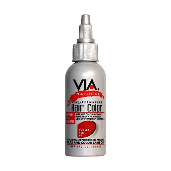Via Natural Hair Color 060 [Sunset Red] (Pack of 2)