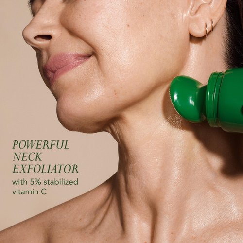 Kat Burki Form Control Neck Contour & Exfoliating Pen. Advanced Treatment with 5% Stabilized Vitamin C to Exfoliate, Brighten & Contour the Neck and Décolleté, 3.4 fl.oz.