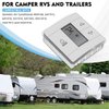 3316250.700 RV Single Zone Wall Thermostat, w/Digital Temperature Display Compatible with Camper RVs and Trailers,White.