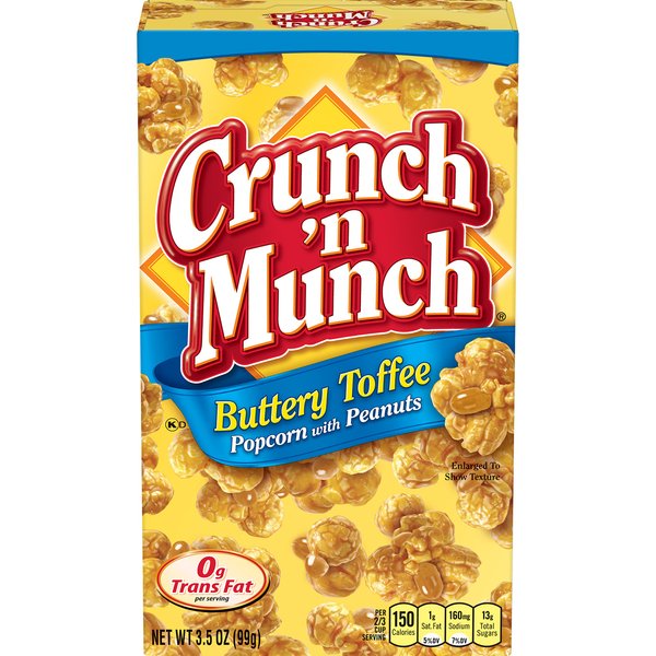 Crunch 'n Munch Buttery Toffee Popcorn with Peanuts