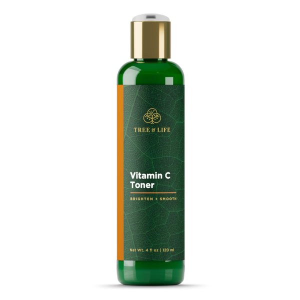 Tree of Life Vitamin C Facial Toner for Minimizing Pores | Toner and Makeup Remover for Face, 4 Fl oz