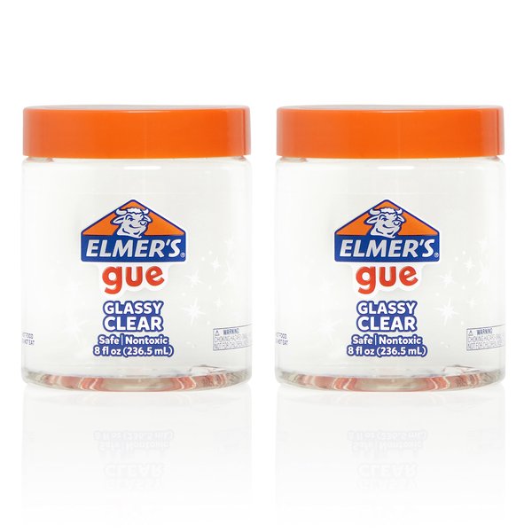 Elmer's Gue Premade Slime, Glassy Clear Slime, Great for Mixing in Add-ins, 1 Count