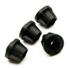RCLions 4pcs RC Wheel Hex Hubs Adapters for 1/10th Scale RC Electric Crawler Car 1.9/2.2" Beadlock Wheel Rim (Black)