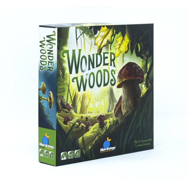 Wonder Woods Board Game by Blue Orange Games - Family or Adult Mushroom Theme Strategy Board Game for 2 to 5 Players. Recommended for Ages 8 & Up.