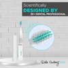 Dale Audrey Quick Sonic Electric Toothbrush for Adults | Smart Rechargeable Battery Powered Toothbrush for Deep Cleaning with Automatic Stain and Superior Plaque Removal Capabilities