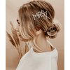 Six Stories Bride To Be Hair Clip, Bachelorette Party Word Hair Accessories, Mrs Rhinestone Bobby Pin, Bridal Shower Hair Piece, Letter Rhinestone Clips, Personalised Bachelorette Party Decorations