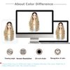 BEAUTY FLAG Ombre Blonde Wig Lace Front Wigs Synthetic Long Loose Body Wave Glueless Lace Wig Dark Root Blonde Heat Resistant Fiber Hair Natural Wavy Dirty Blonde Wig for Women 28"