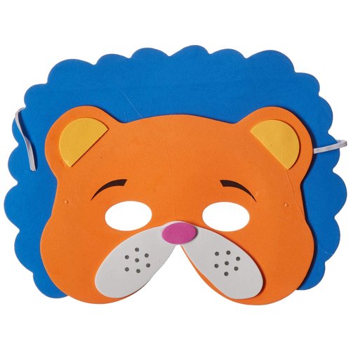 Rhode Island Novelty 1 Dozen 7 Inch - 13 Inch Dress Up Foam Animal Masks