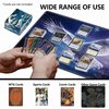 Strong Magnet Card Case Deck Box Mtg Card Box Playing Card Box Magic Deck Box Tcg Up to 200 Cards Creative Pattern Trading Card Storage Box for Collectible Card Games, Blue Wave