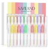SAVILAND Natural Cuticle Oil Pen: 12PCS Revitalizing Cuticle Oil for Nails with Vitamin E For Repaired Cuticles Overnight Cuticle Softener Nail Strengthener Protector for Damaged Skin Thin Nail Care
