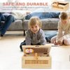 Gadpiparty Dont Touch Useless Box Wooden Useless Box Toy Tricky Toys Funny Tiger Box Toy Leave Me Alone Decorative Machine Tiger Toys for Kids Friends Home and Office Desk