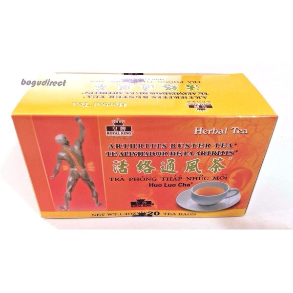 2 Boxes x 20 Bags Royal King Arthritis Buster Tea (Total 40 Tea Bags)