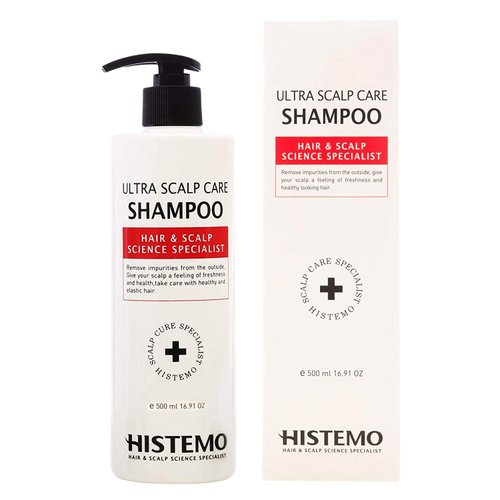 Histemo Ultra Scalp Care Shampoo - DHT Blocking for Hair Restoration and Growth, with Biotin to Prevent Loss for Men & Women with Oily or Color-Treated Hair (16.91 oz)