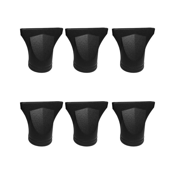 Healvian 6pcs Plastic Hair Dryer Diffuser,Reusable Hair Dryer Nozzle，Diffuser Nozzle Replacement,Flat Hair Drying Nozzle,Hair Dryer Attachments,Hairdressing Tool(Nozzle Diameter 4.5 cm)