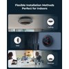REOLINK 6MP PoE IP Fisheye Camera with 360° View, Surveillance for Home/Office Security, Smart Human Detection, Two Way Talk, Ceiling/Wall/Desk Mount, Multiple Panoramic Display Views, FE-P(Black)
