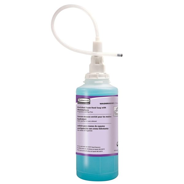 Rubbermaid Commercial FG750517 One Shot Enriched Foam Hand Soap with Moisturizer, 800 mL