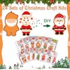 Supervitae 24 Sets Christmas Craft Kits DIY Christmas Tree Ornament Decorations Art Sets Santa Snowman Gingerbread Crafts Stickers for Holiday Xmas Home Classroom Activities Party Favors(Gingerbread)