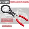 Exhaust Pipe Cutter Tool and Hanger Removal Pliers - Effortlessly Cut and Disassemble Exhaust Pipes - Perfect for Auto Repair