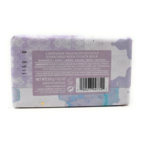 Castelbel Goats Milk Lavender Fragranced Soap Bar 10.5 Oz