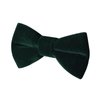 PACGOTH Bow Ties for Boys, Pre-Tied Kids Bow Ties, Velvet Bow Ties for Toddlers Solid Adjustable Child Bow Ties With Gift Box (Dark Green)