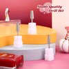 3 Pieces Tapered Barrel Carbide Nail Drill Bit, 3 Sizes Carbide Nail Drill Bit Acrylic Nail File Drill Bit Cuticle Drill Bits, Nail Art Tools for Gel Nails Manicure Pedicure (Silver,XF, F, M)