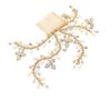 Asphire Handmade Bridal Rhinestone Hair Comb Shiny Iced Out Claw Chain Branch Side Comb Hair Clip Elegant Women's up-do Hair Piece Bridesmaid Headpiece for Wedding