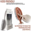 Detangling Brush for Knotty Hair Curl Keeper Brush Curl Defining Brush for Curly Dry Thin Straight Hair Soft Bristle Brush Natural Vented Hair Brush for Men Kids Toddlers