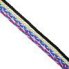 Tail Braid Holder- Hair Ties for Thin Hair, Elastic Spiral Ponytail Holders Rip Tie for Women Girls Swimming Pony Tail Wrap Hair Ties for Sports Running Motorcycle Riding 35"1Pcs Purple+Red+Blue