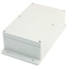 BestTong ABS Plastic Junction Box Dust-proof Waterproof IP65 Indoor Outdoor Electrical Enclosure Box Universal Project Enclosure with Fixed Ear Grey 230mmx150mmx85mm 9 x 5.9 x 3.3 Inches