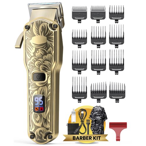 Jack & Rose Hair Clippers for Men, Wireless Clippers, Cordless Hair Clippers, Barber kit Professional Clippers for Men