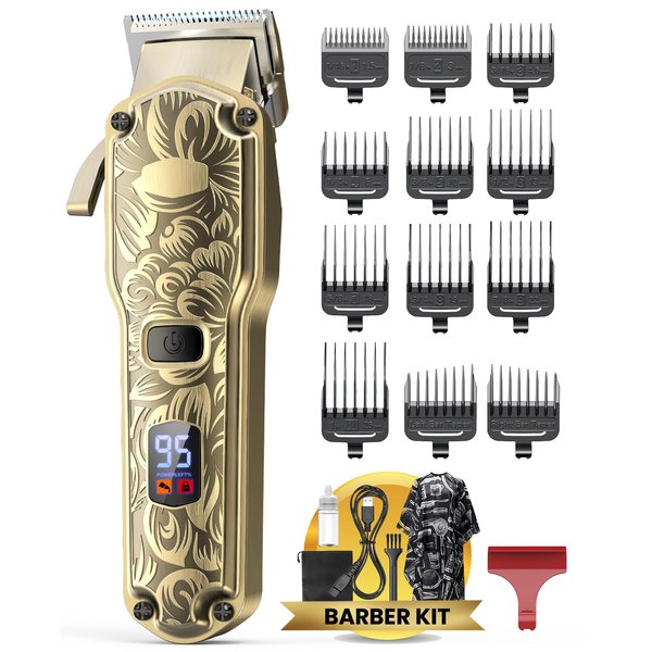 Jack & Rose Hair Clippers for Men, Wireless Clippers, Cordless Hair Clippers, Barber kit Professional Clippers for Men